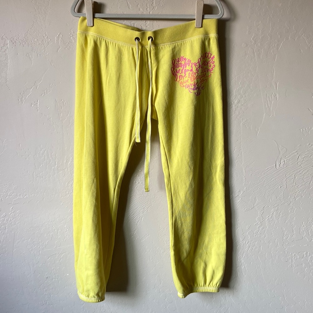 PINK graphic joggers